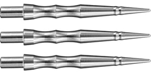 Harrows Apex Sabre Dart Points - Precision Engineered Steel Tip Spare Points - 26mm 30mm - Silver