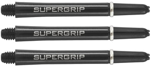 Harrows Supergrip Dart Shafts - Black & Silver