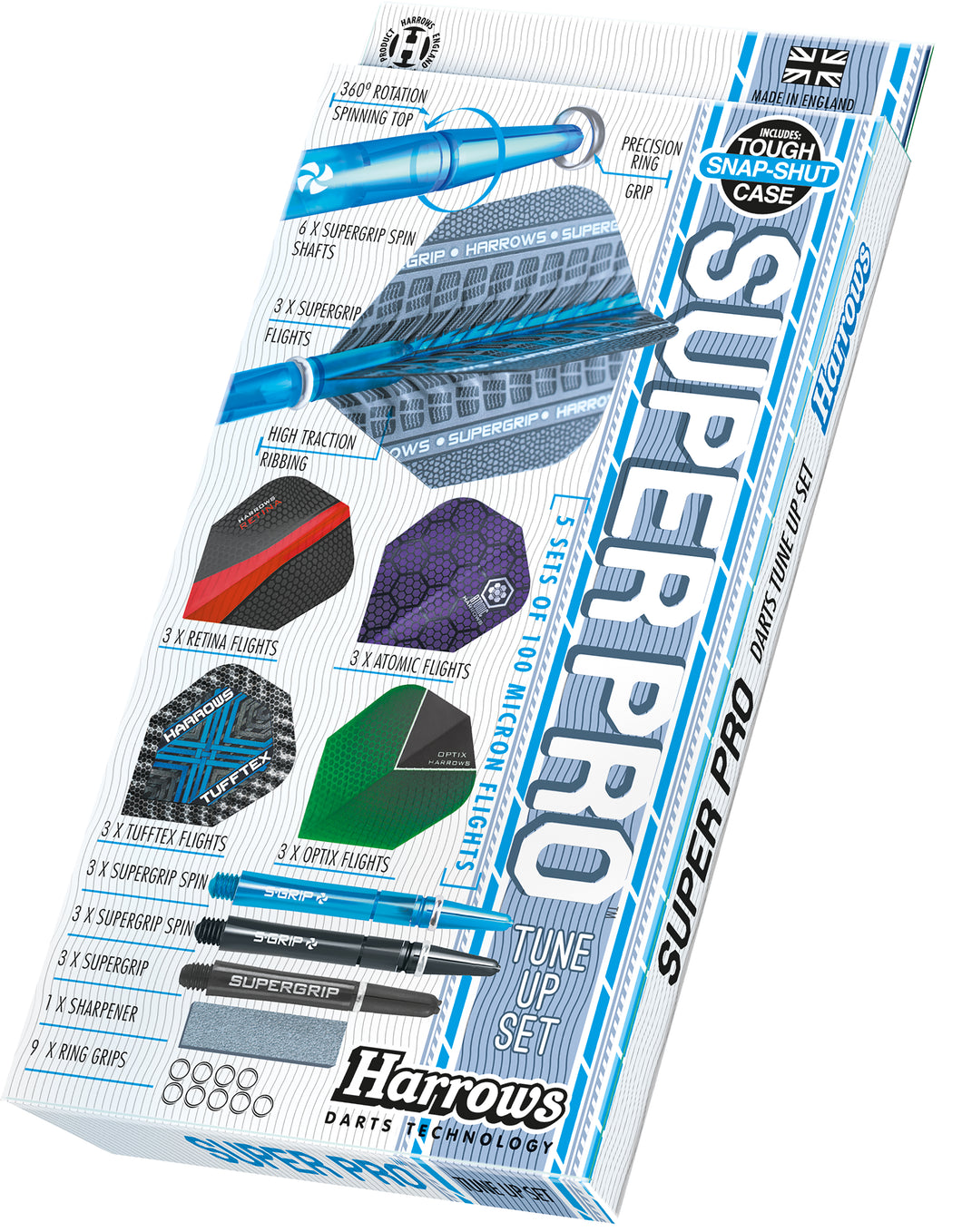 Harrows Super Pro Tune Up Set - Dart Case - Dart Accessories - Service Kit