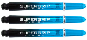 Harrows Supergrip Fusion Dart Shafts - Black & Aqua