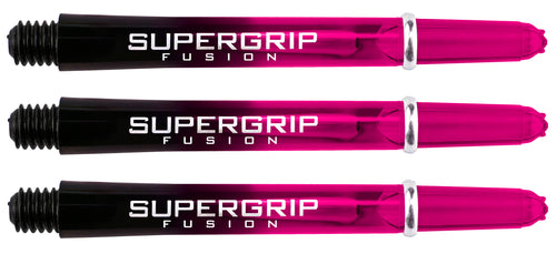 Harrows Supergrip Fusion Dart Shafts - Black & Pink