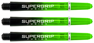 Harrows Supergrip Fusion Dart Shafts - Black & Green