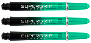 Harrows Supergrip Fusion Dart Shafts - Black & Jade