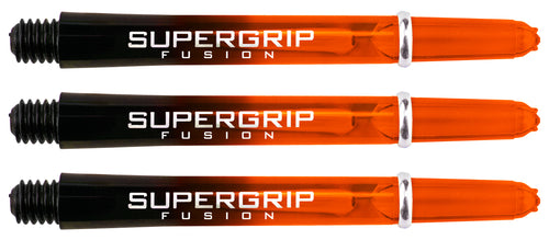 Harrows Supergrip Fusion Dart Shafts - Black & Orange
