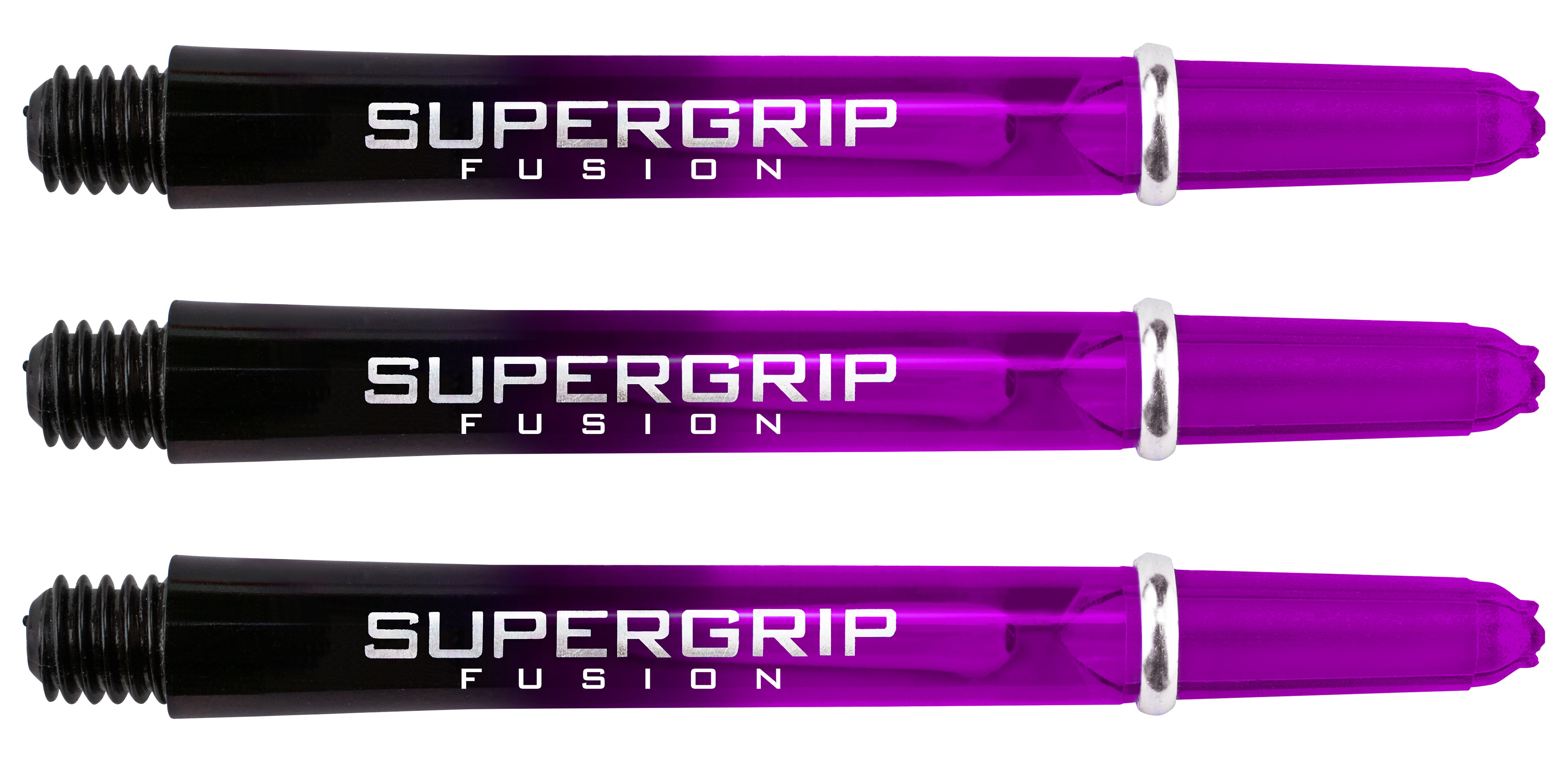 Harrows Supergrip Fusion Dart Shafts - Black & Purple