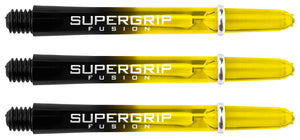 Harrows Supergrip Fusion Dart Shafts - Black & Yellow