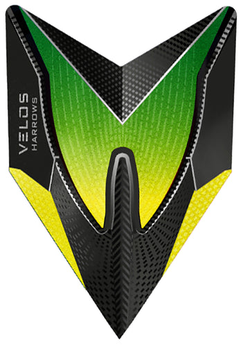 Harrows Velos Dart Flights - 100 Micron - Extra Strong - Green