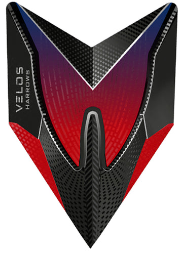 Harrows Velos Dart Flights - 100 Micron - Extra Strong - Red