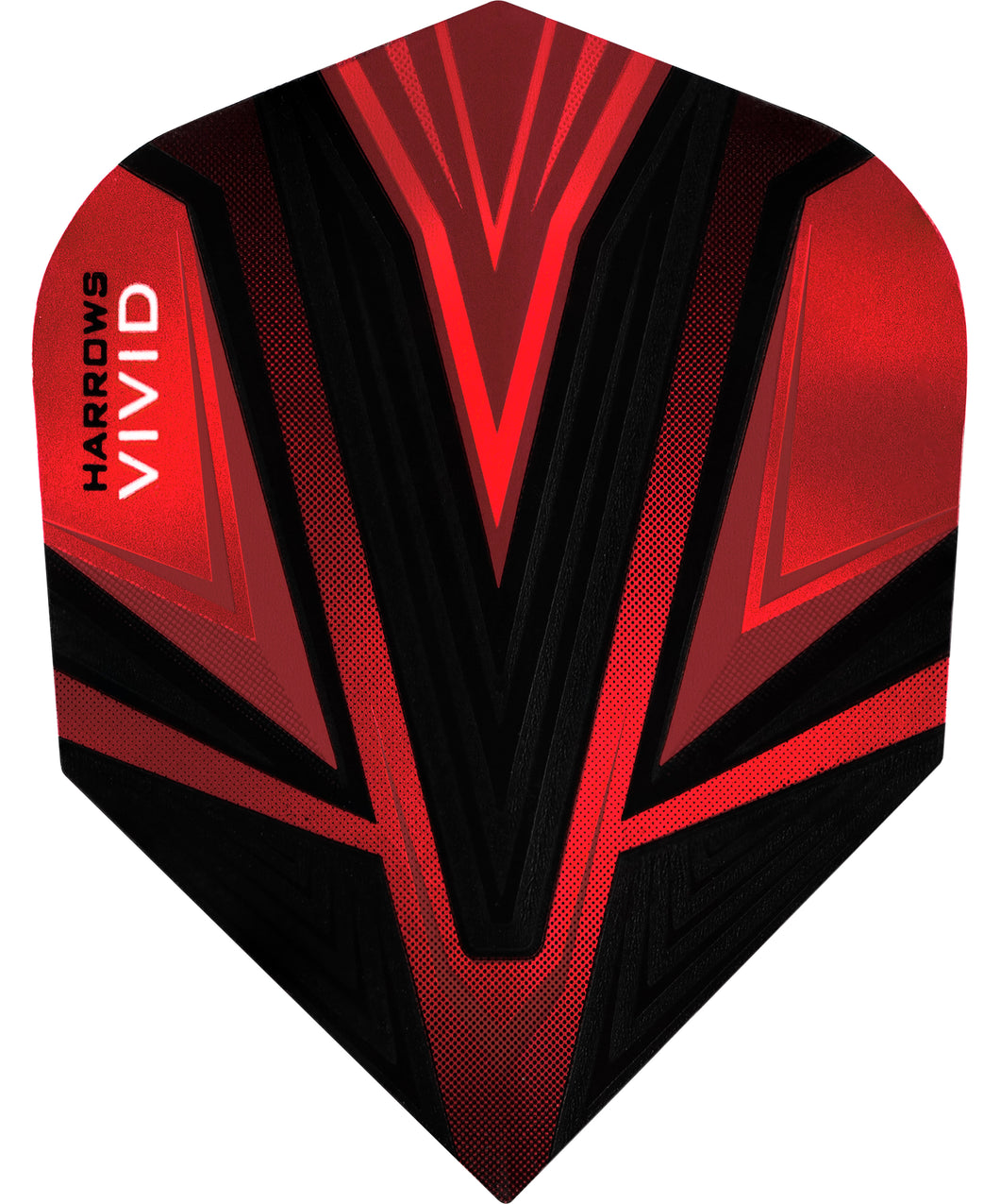 Harrows Vivid Dart Flights - 100 Micron - Standard - Red