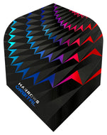 Harrows Orbital Dart Flights - 100 Micron - No6 - Standard - Blue & Red