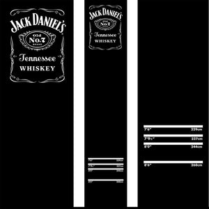 Jack Daniels - Carpet Darts Mat - Non Slip Back - Black With JD Logo