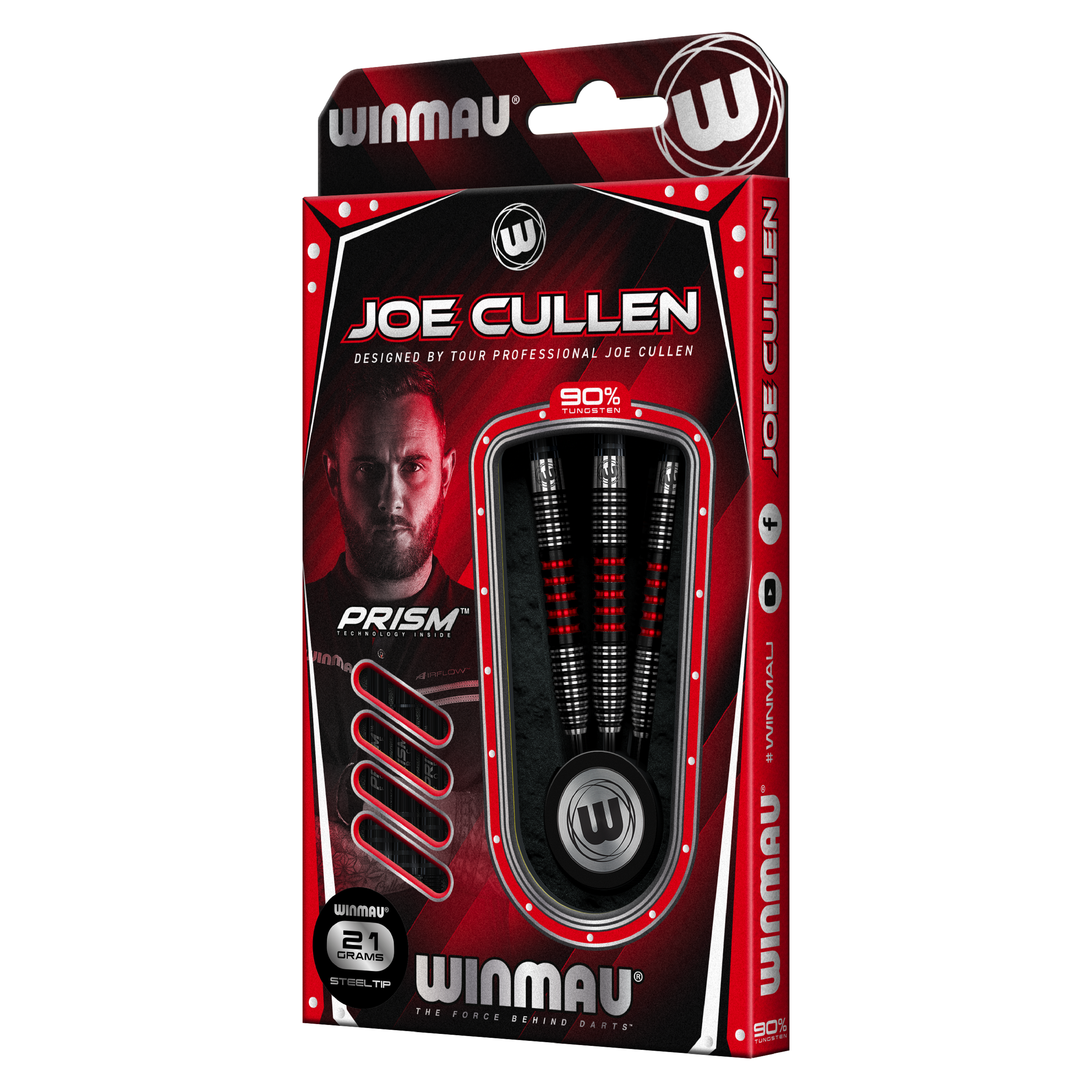 Winmau Joe Cullen - The Rockstar - 90% Tungsten Darts - 21g 23g 25g