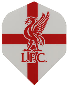 White Liverpool FC Football Dart Flights