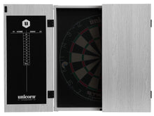 Unicorn Maestro Dartboard Cabinet - Grey - Square