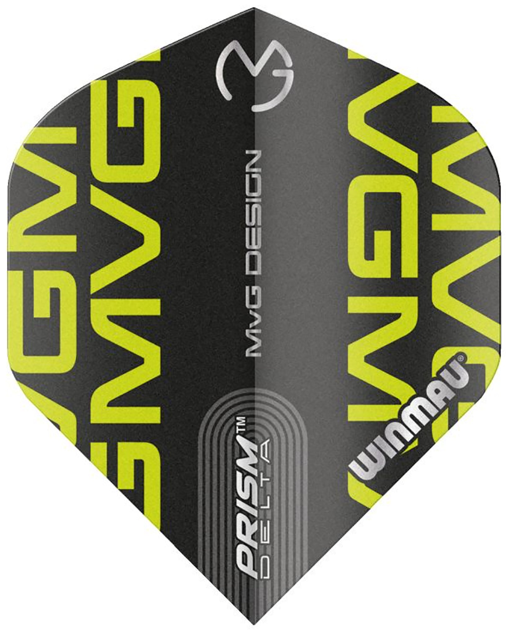 WINMAU MvG Michael Van Gerwen Prism Delta Lot de 10 ailettes de fléchettes extra épaisses Noir WINMAU MvG Michael Van Gerwen Prism Delta Lot de 10 ailettes de fléchettes extra épaisses Noir
