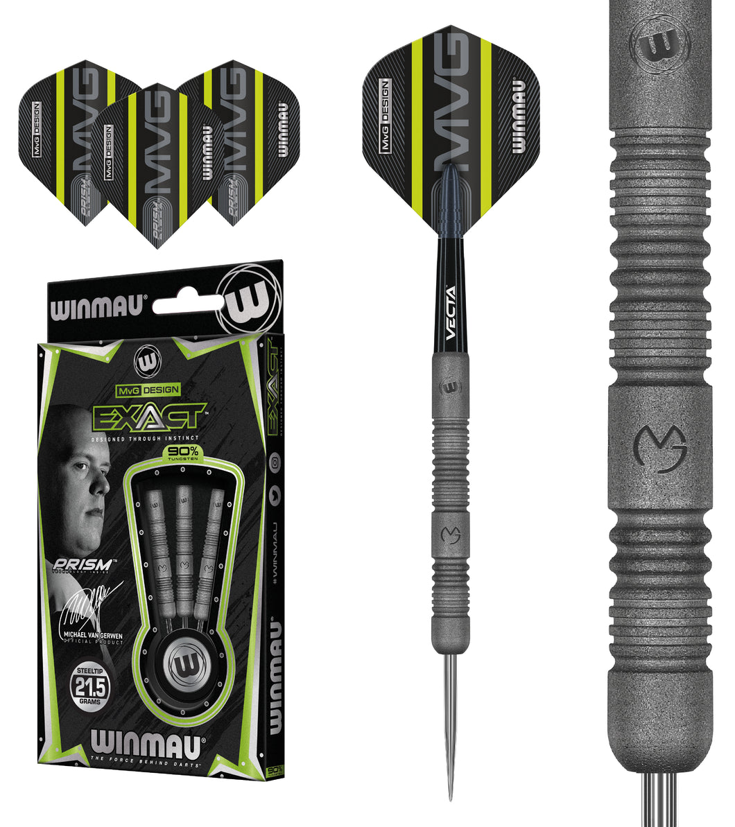 Winmau Michael Van Gerwen - MVG - Exact - 90% Tungsten Darts - 21.5 to 25g