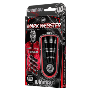 Winmau Mark Webster - The Spider - 90% Tungsten Darts - 23g 25g