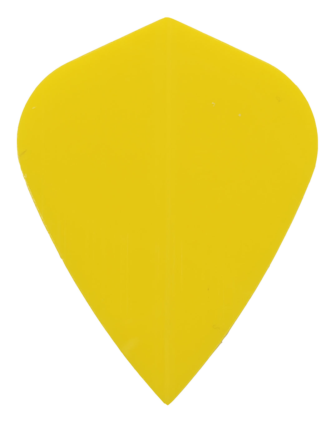 Dart Flights - Poly Plain - Kite - Yellow