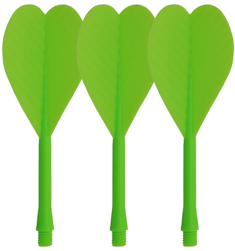 All In One Bar Dart Flights & Stems - Green