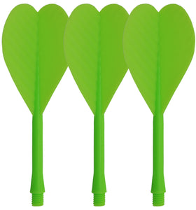 All In One Bar Dart Flights & Stems - Green