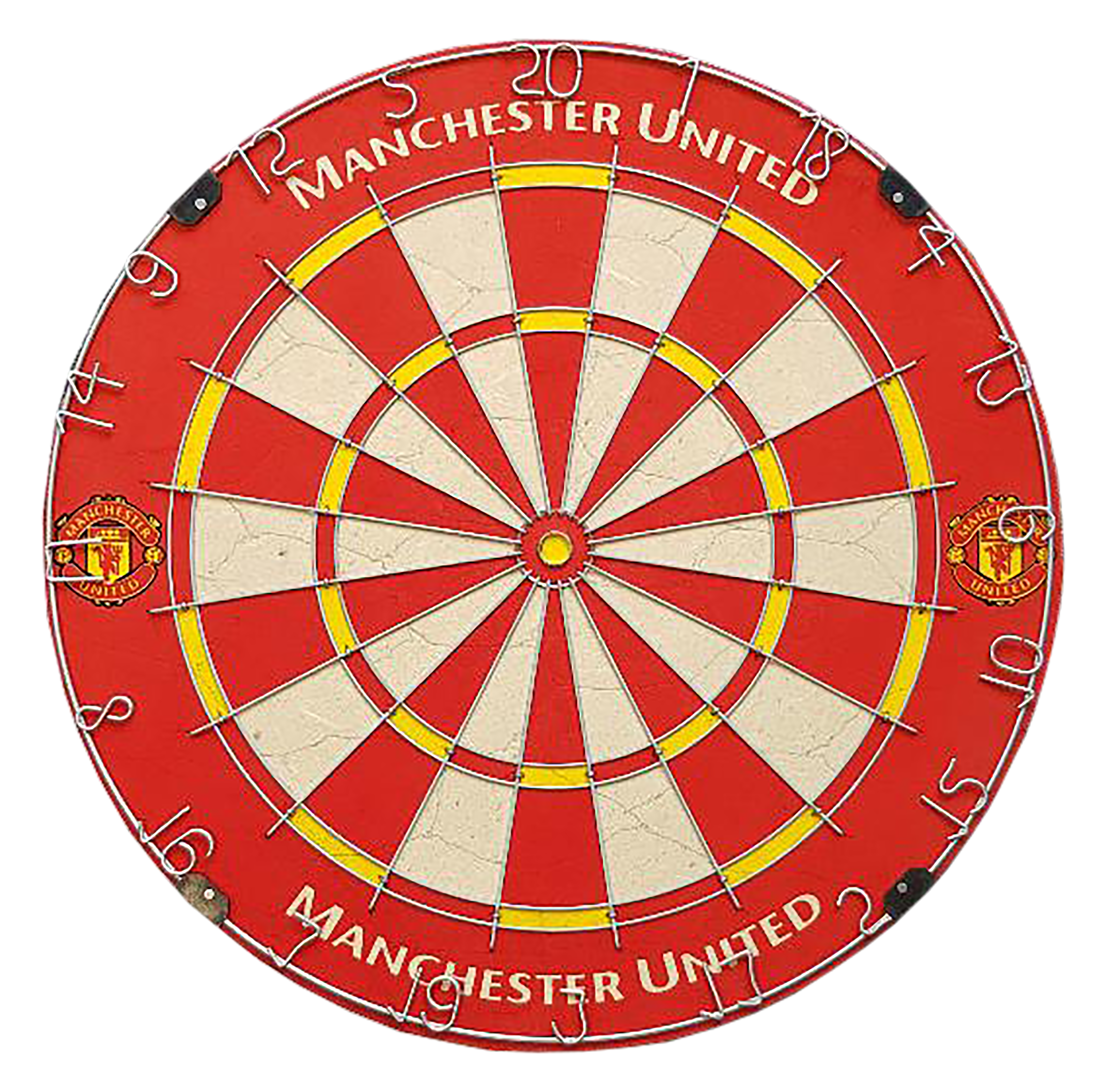 Official Manchester United FC Dartboard - Professional Size