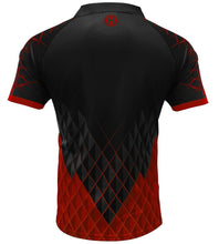 Harrows Paragon Dart Shirt - with Pocket - Black & Red