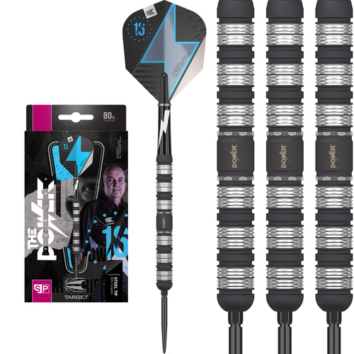 Target Phil Taylor - The Power Series Black - Swiss Point - 80% Tungsten Darts 21g 23g