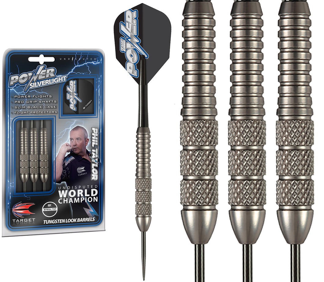 Target Phil Taylor - The Power - Silver Light - Brass Darts - 22g