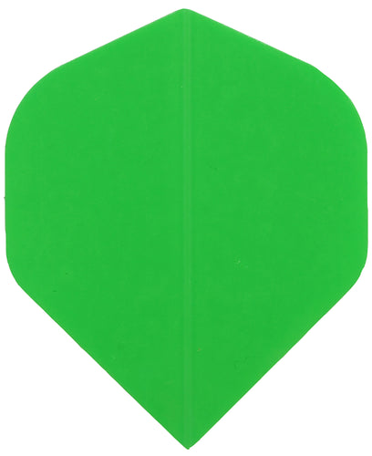 Dart Flights - Poly Plain - Standard - Neon Green