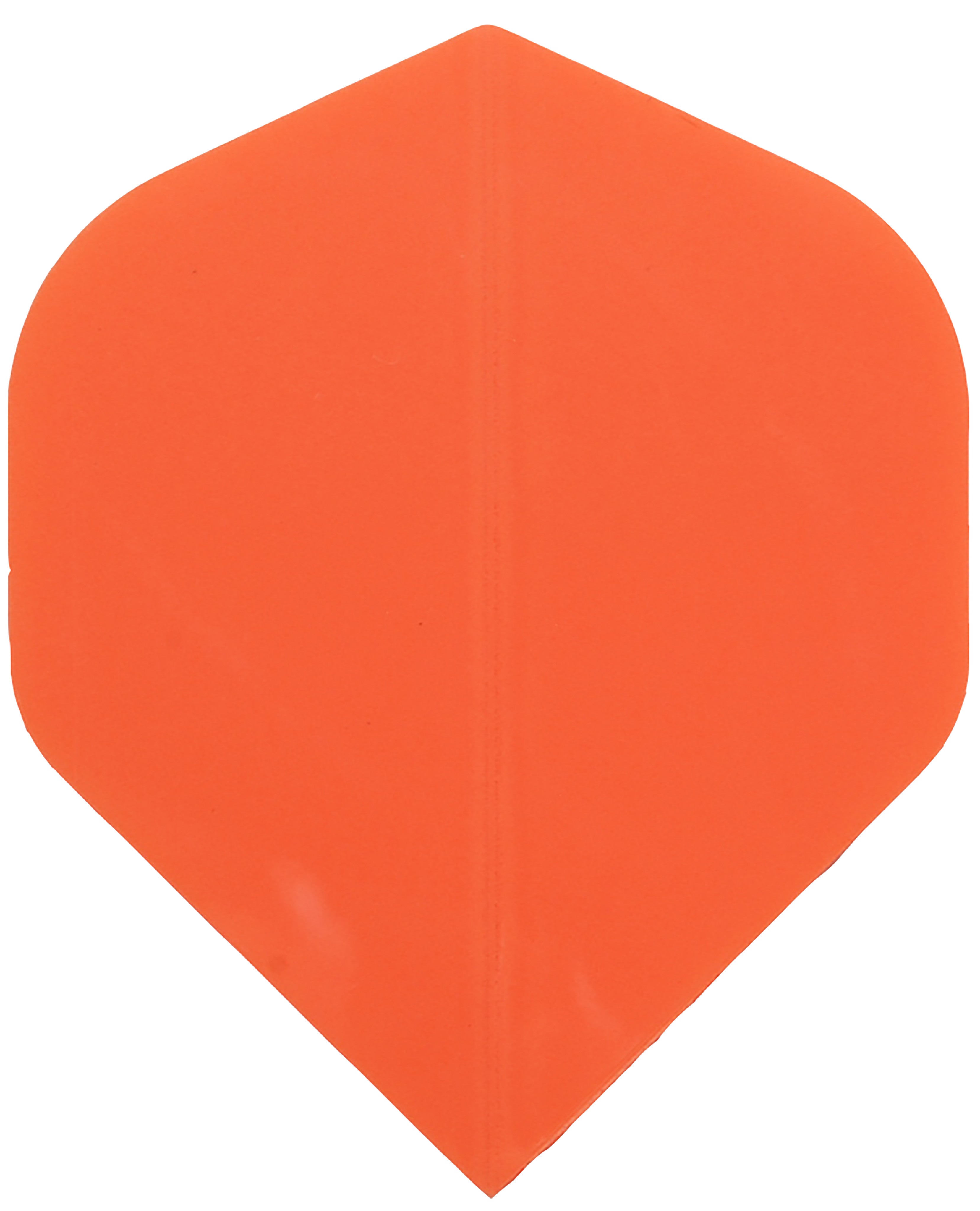 Dart Flights - Poly Plain - Standard - Neon Orange