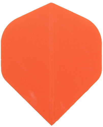 Dart Flights - Poly Plain - Standard - Neon Orange