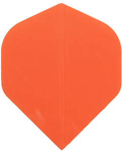 Dart Flights - Poly Plain - Standard - Neon Orange