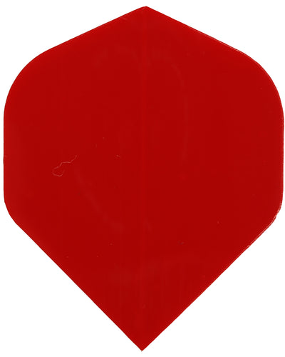 Dart Flights - Poly Plain - Standard - Red
