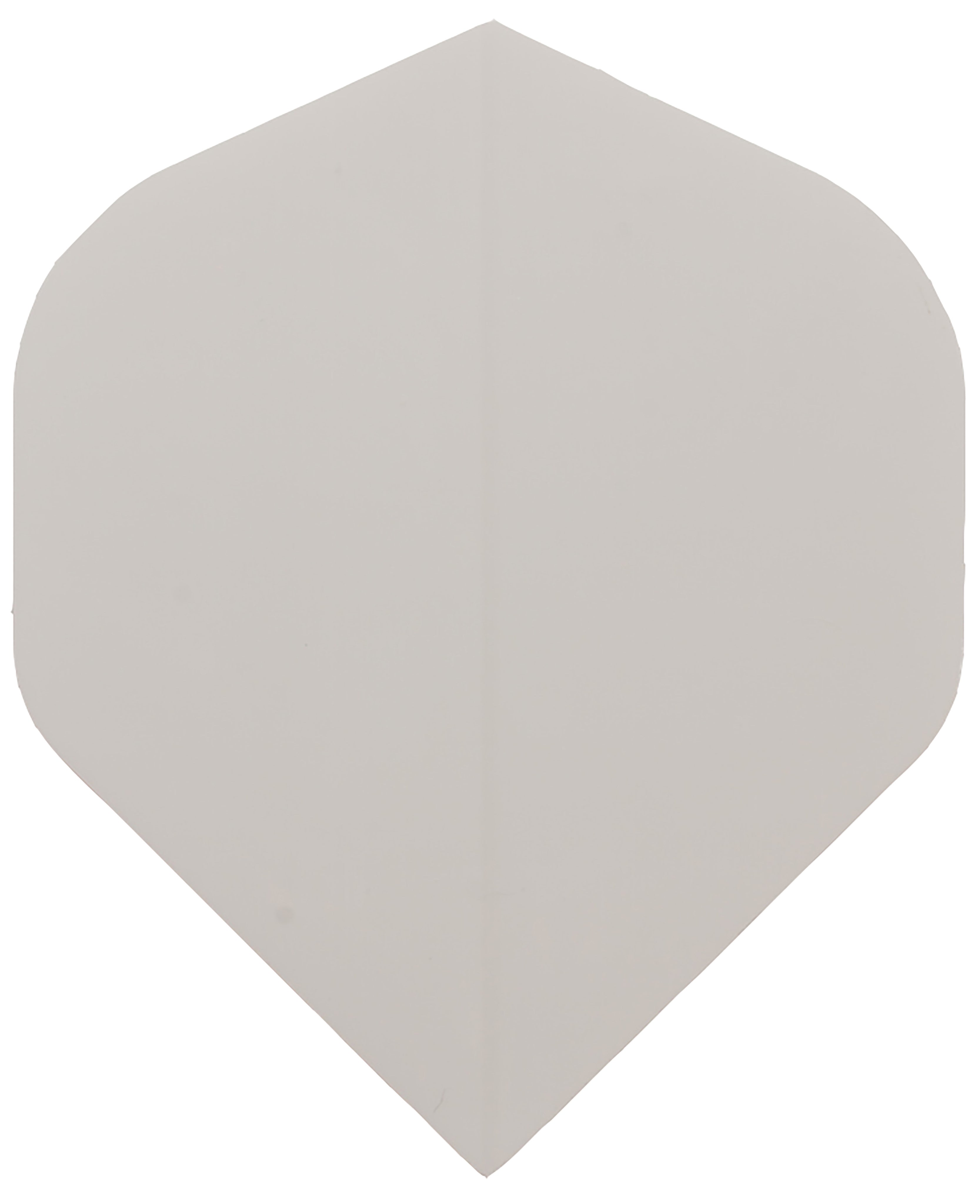 Dart Flights - Poly Plain - Standard - White