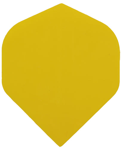 Dart Flights - Poly Plain - Standard - Yellow