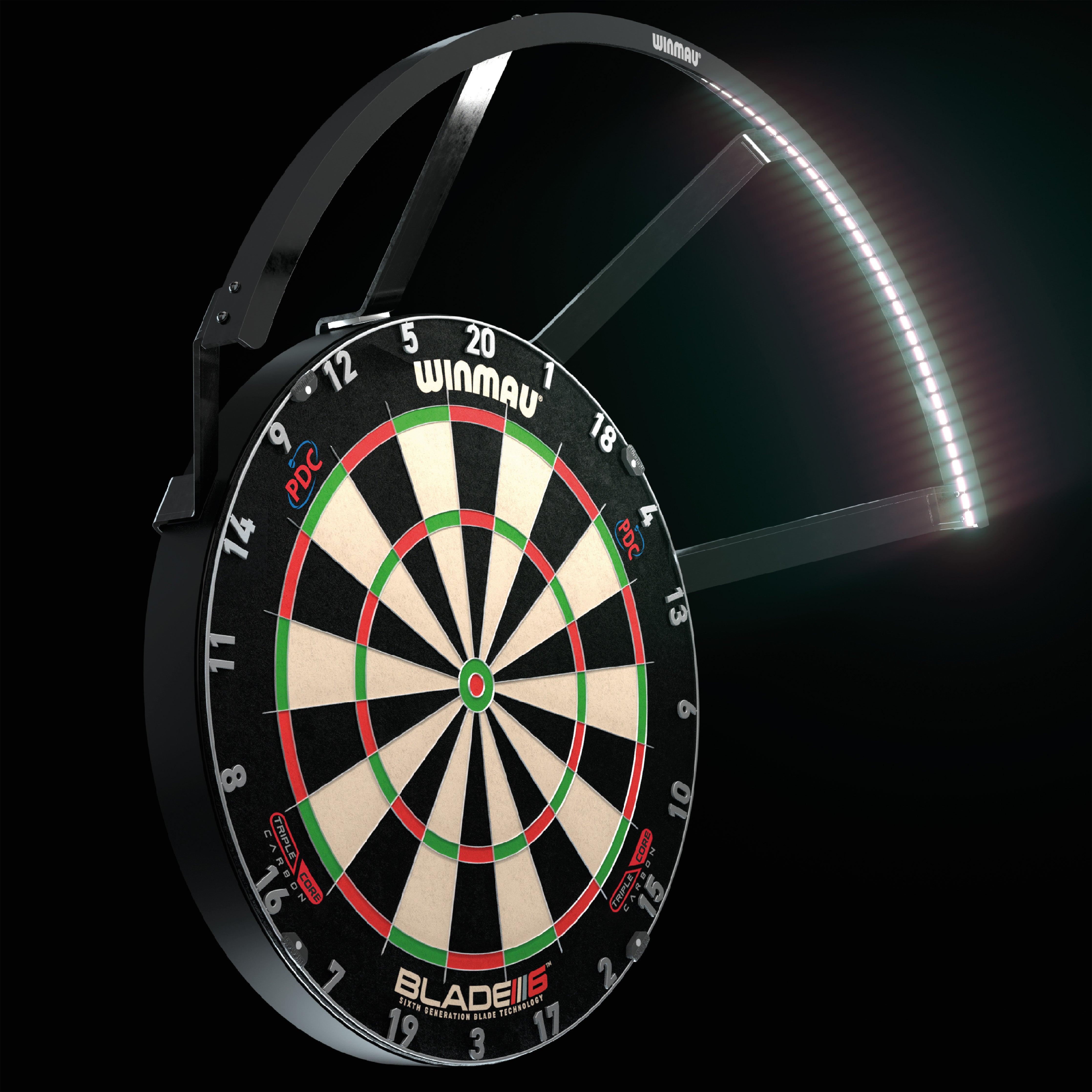 Winmau Polaris - LED Dartboard Light - 120 Degrees