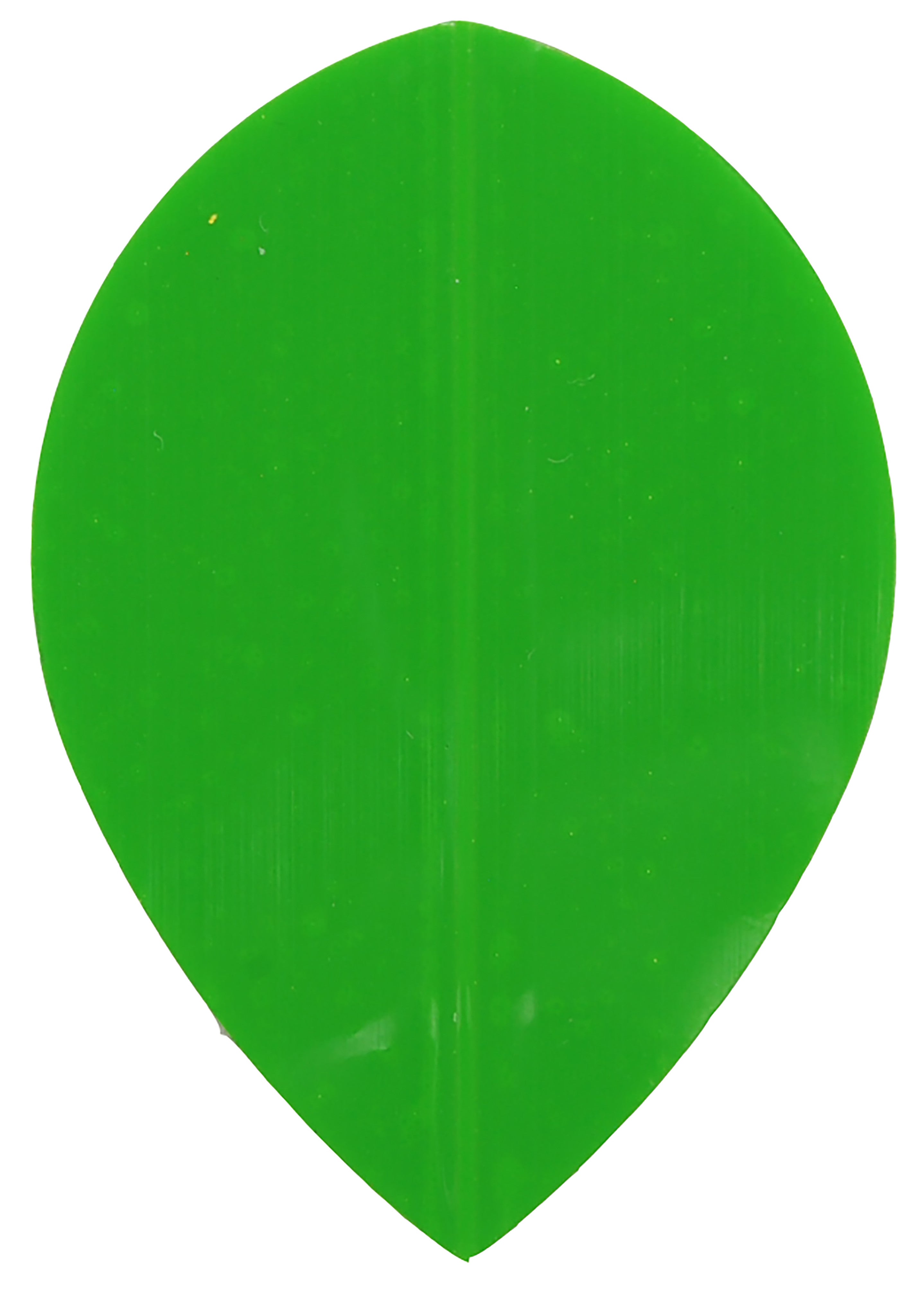 Dart Flights - Poly Plain - Pear - Green