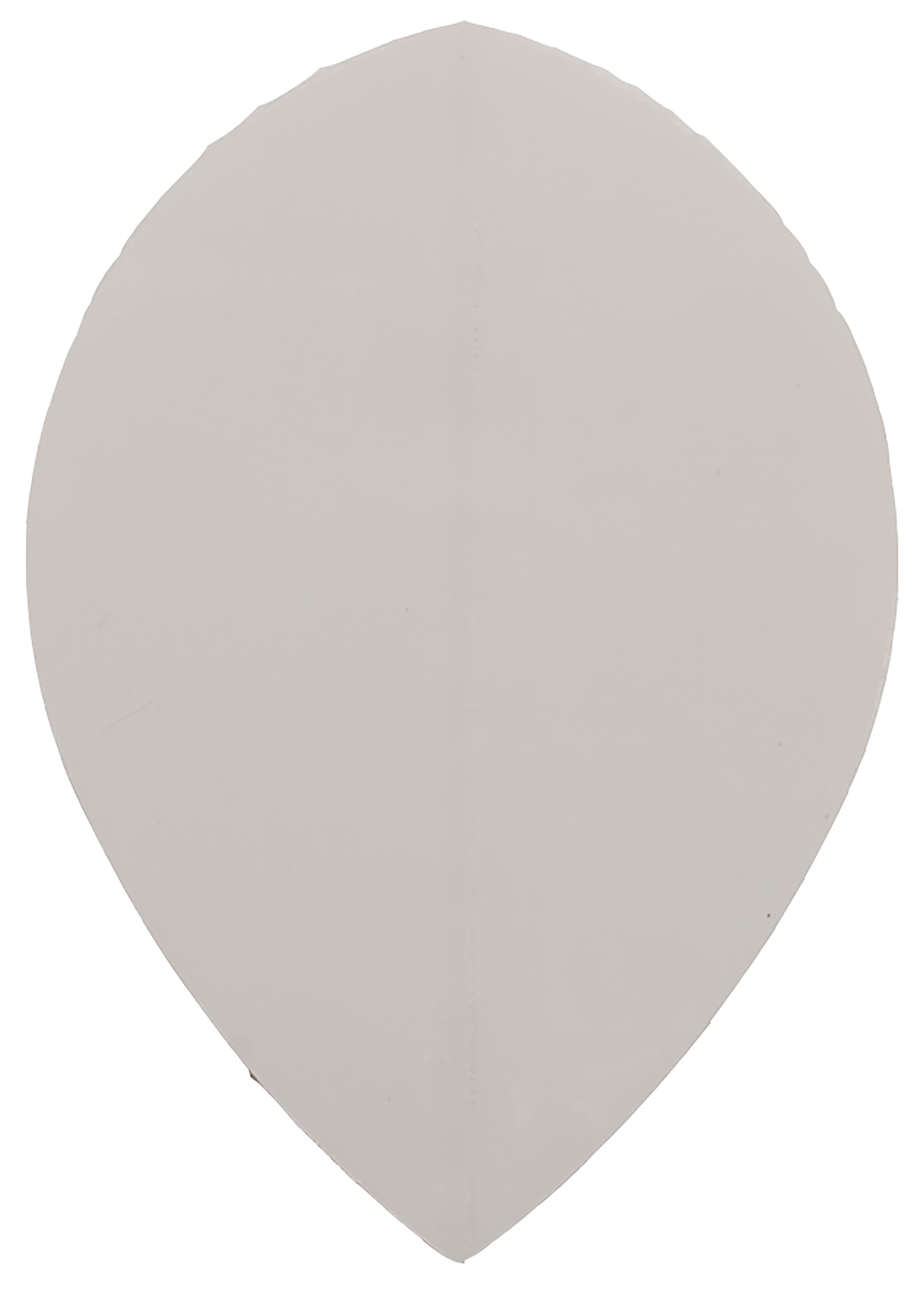 Dart Flights - Poly Plain - Pear - White