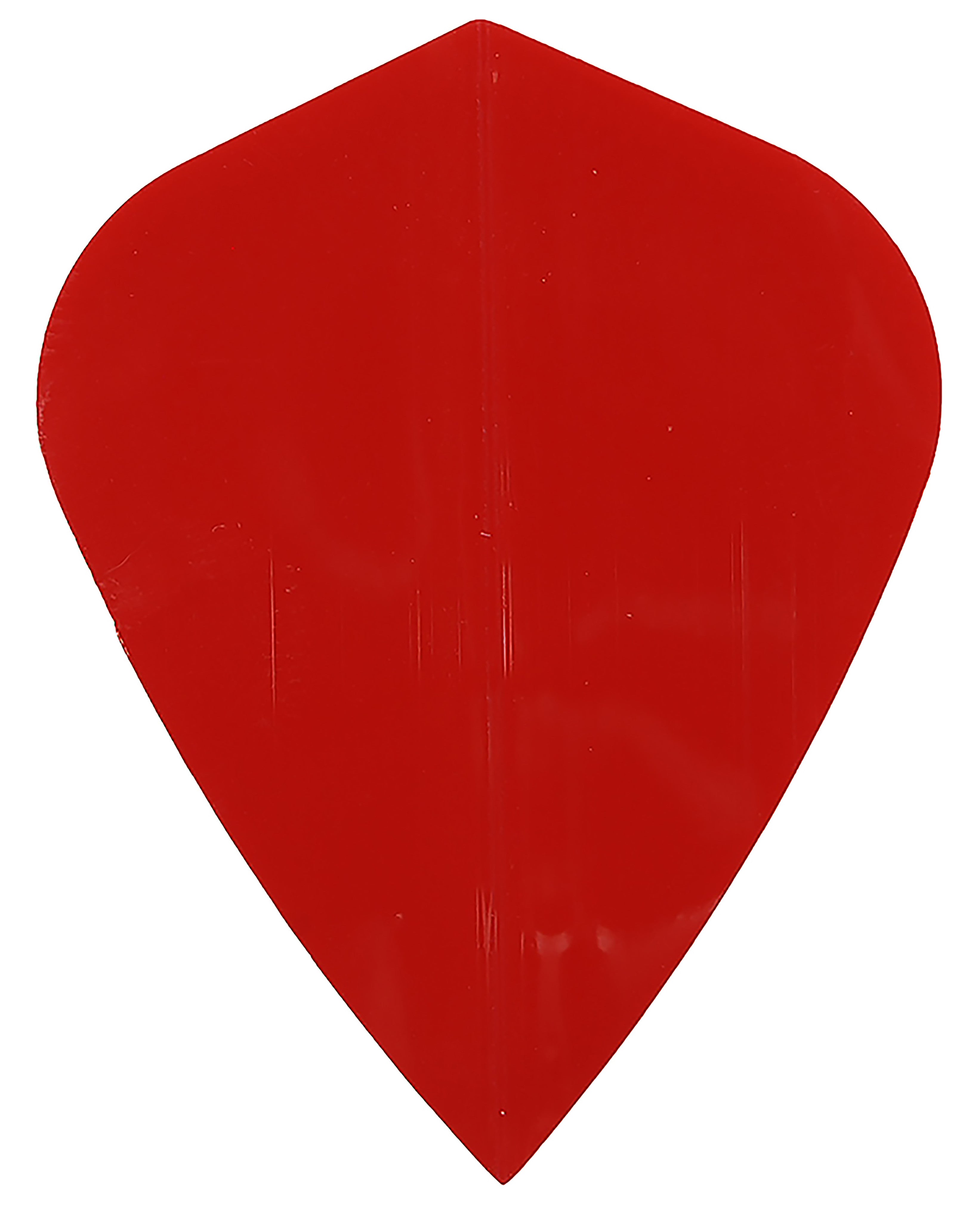 Dart Flights - Poly Plain - Kite - Red