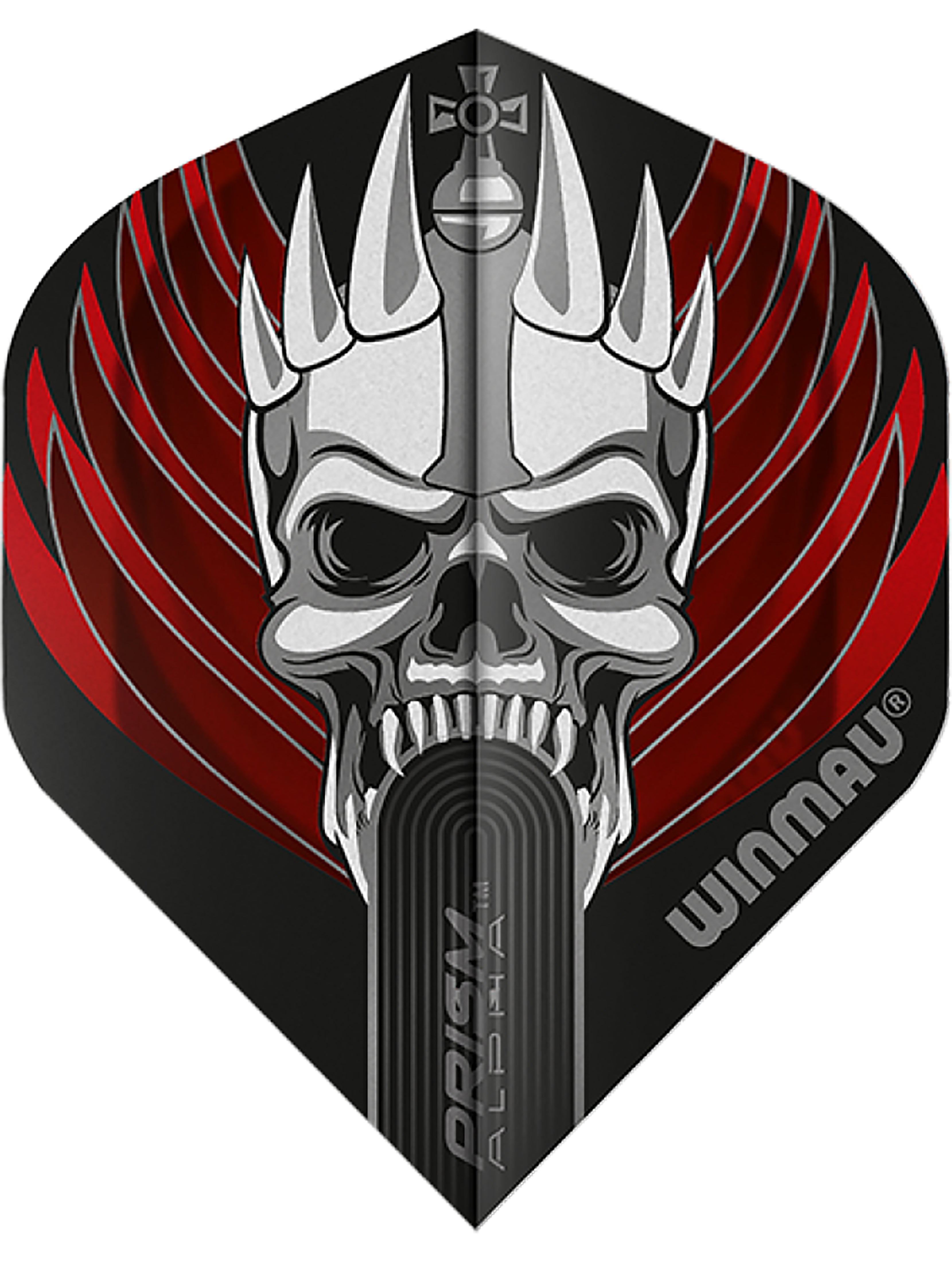 Winmau Prism Alpha Standard Shape Dart Flights - Skulls