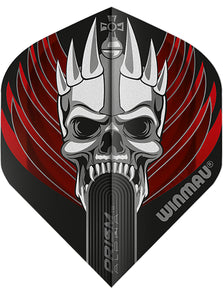 Winmau Prism Alpha Standard Shape Dart Flights - Skulls