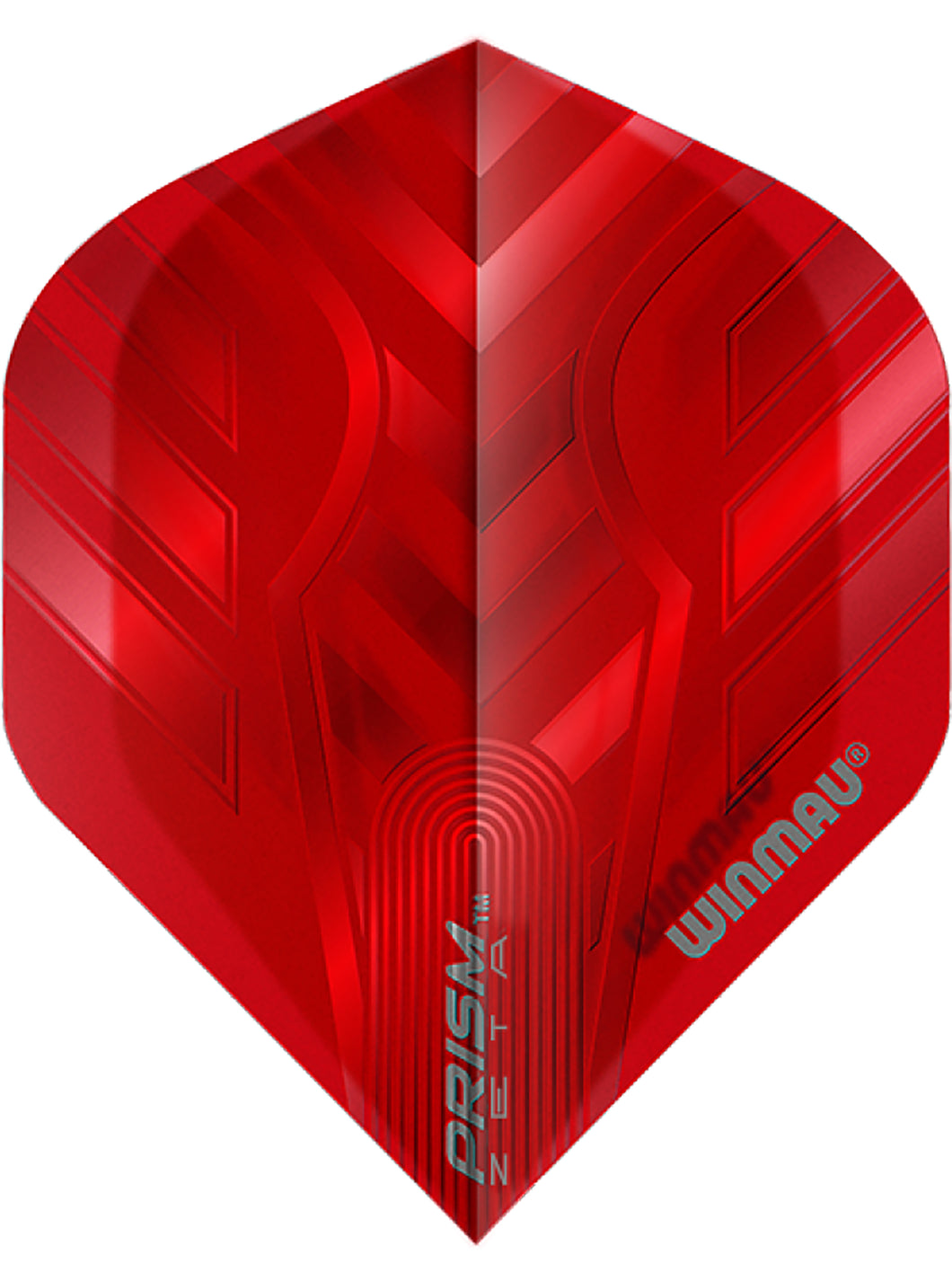 Winmau Prism Zeta Standard Shape Dart Flights - Red