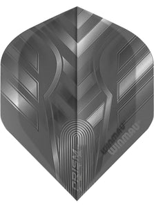 Winmau Prism Zeta Standard Shape Dart Flights - Silver