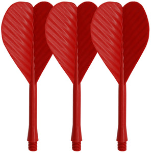 All In One Bar Dart Flights & Stems - Red