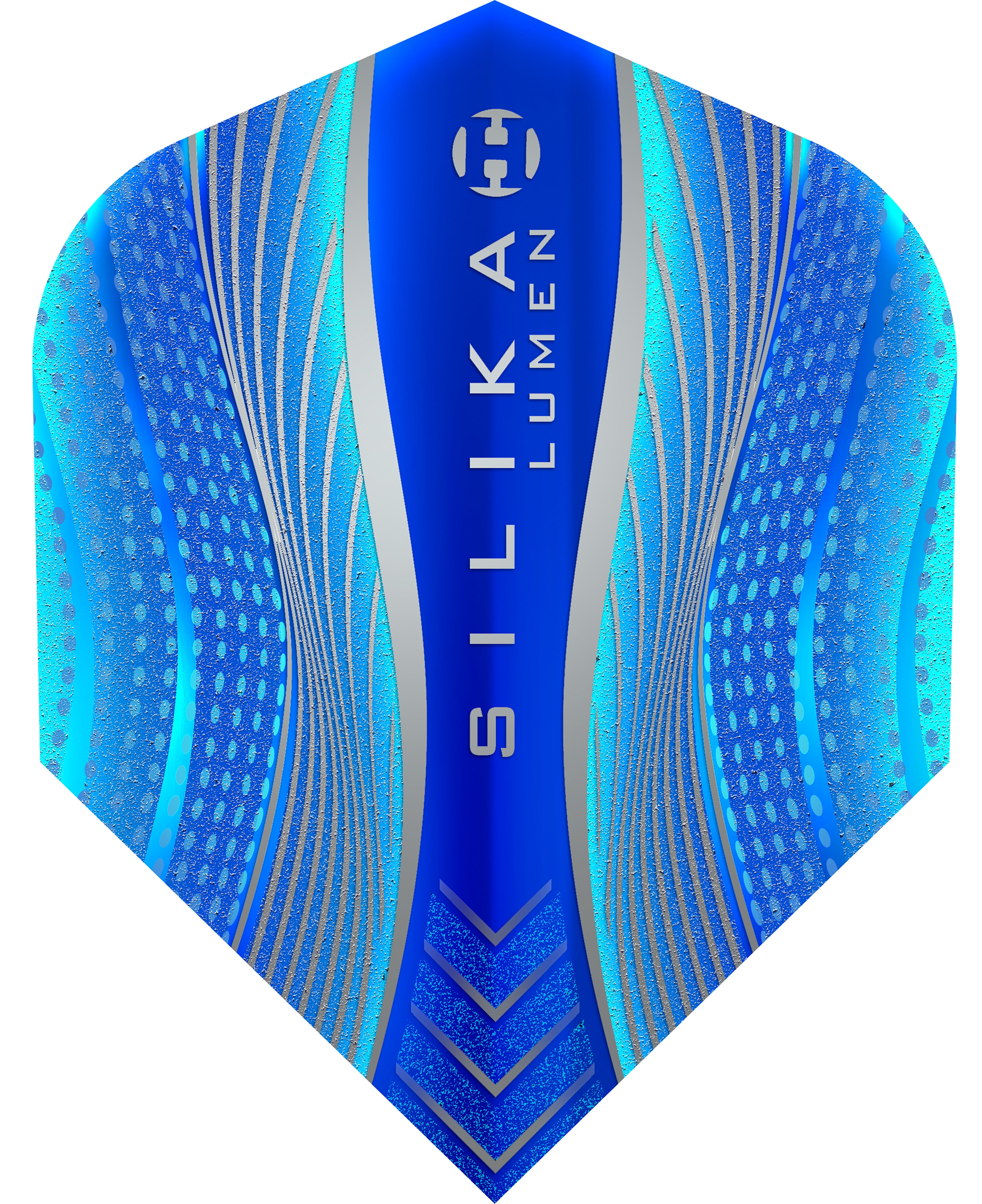 Harrows Silika Lumen Dart Flights - 100 Micron - No6 - Aqua