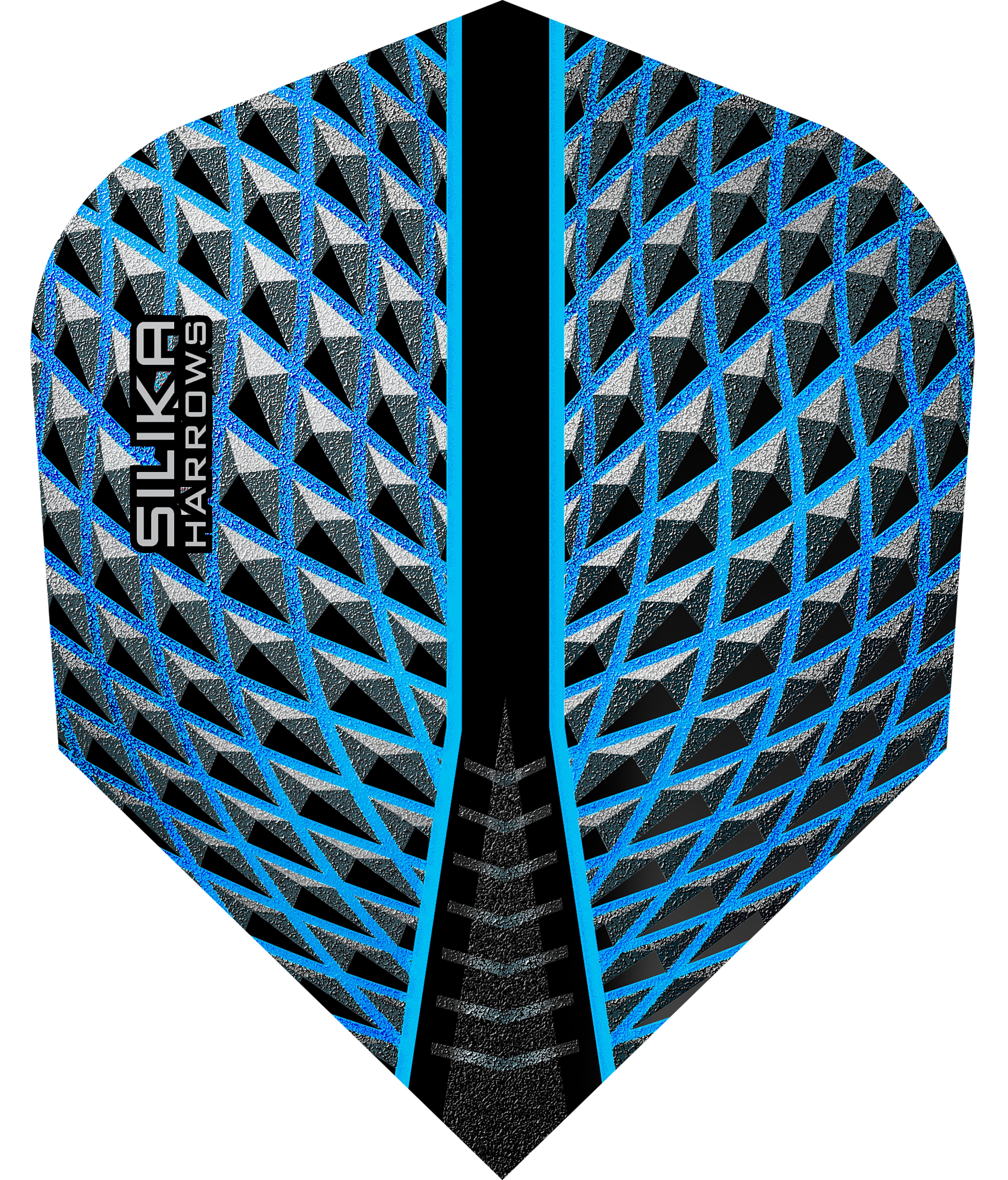 Harrows Silika Dart Flights - 100 Micron - No6 - Aqua