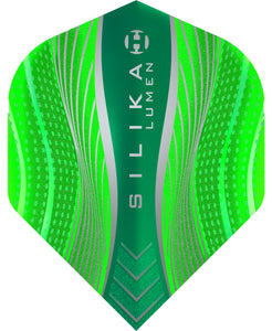 Harrows Silika Lumen Dart Flights - 100 Micron - No2 - Green