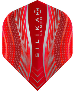 Harrows Silika Lumen Dart Flights - 100 Micron - No2 - Red