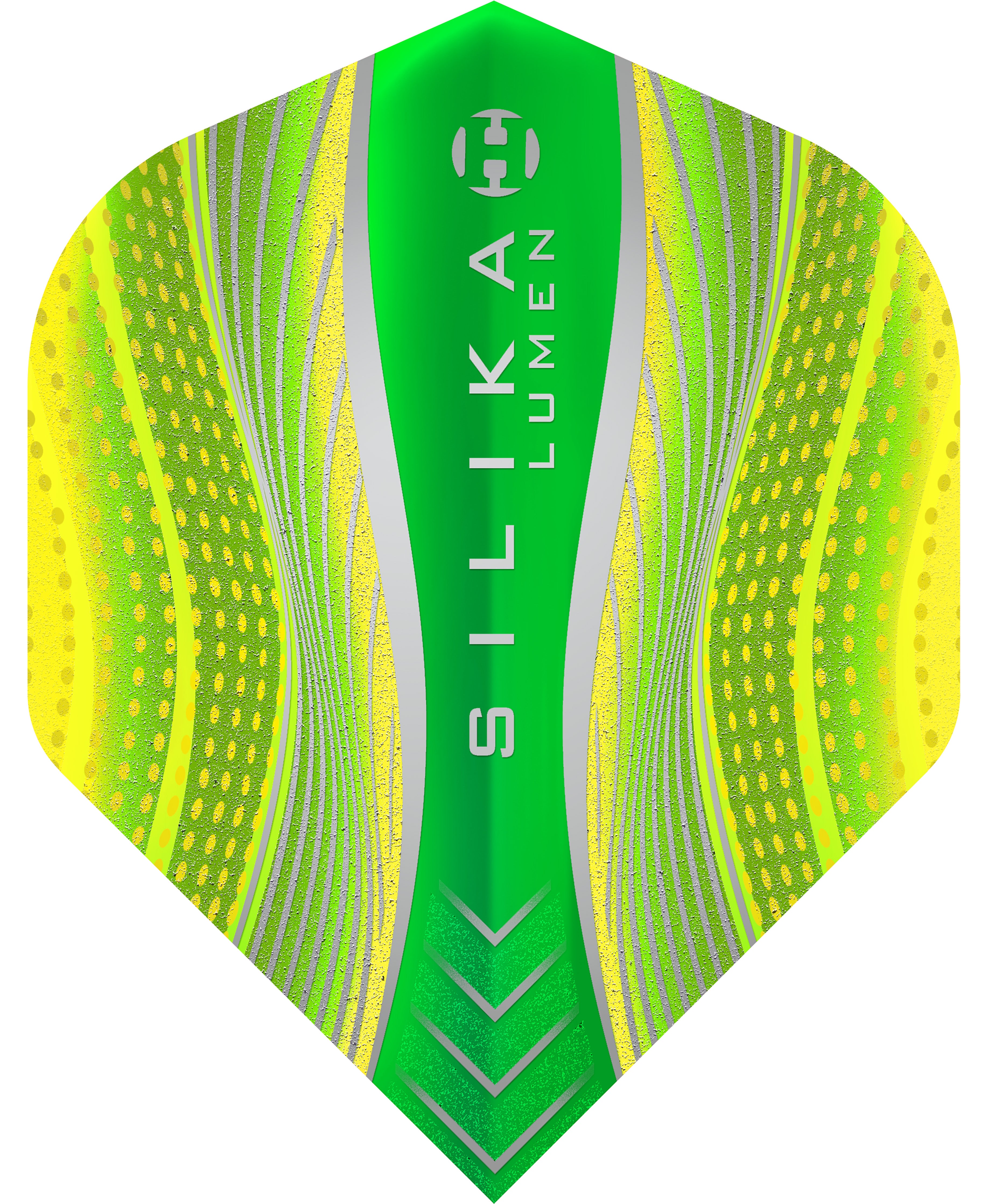 Harrows Silika Lumen Dart Flights - 100 Micron - No2 - Yellow