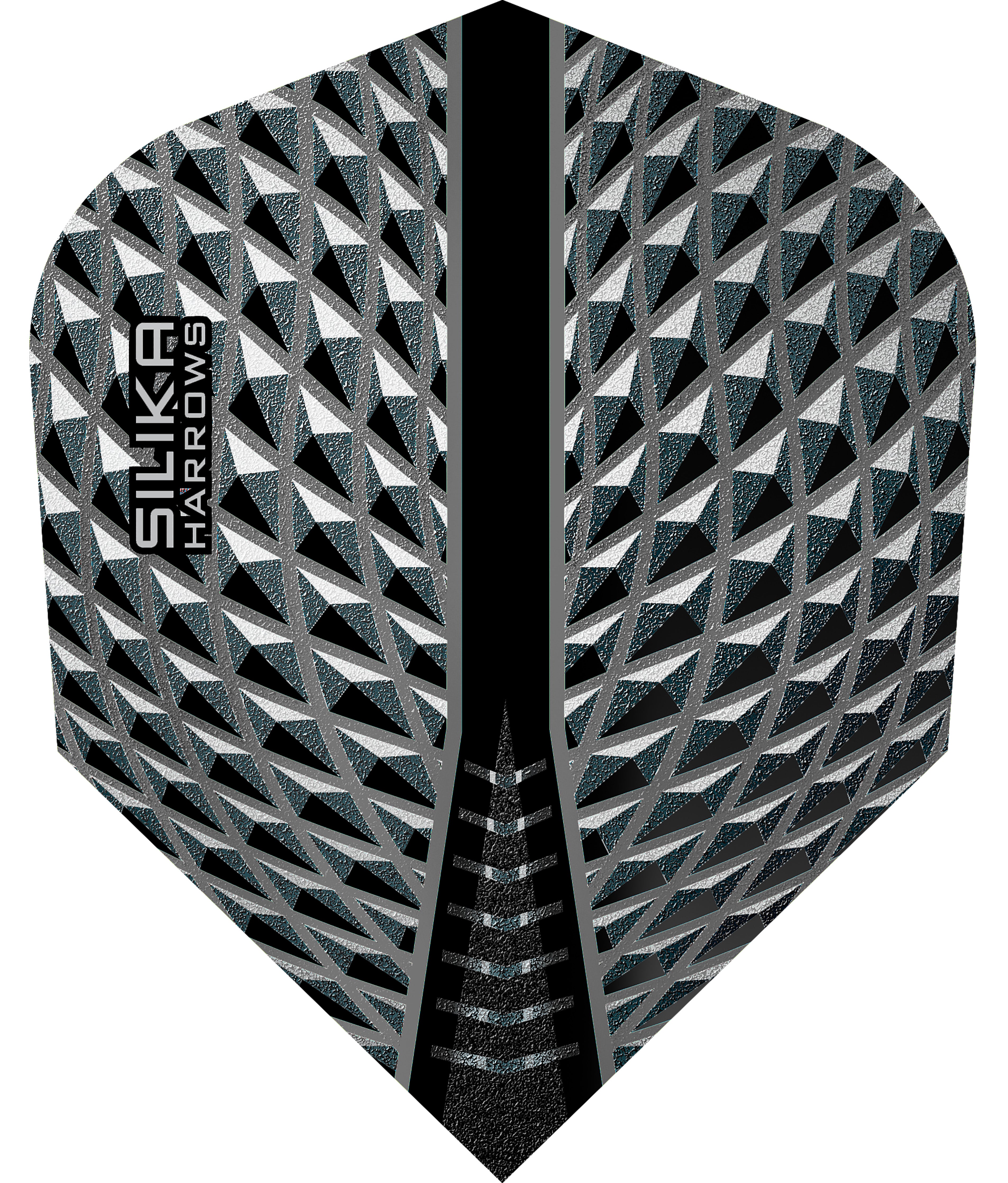 Harrows Silika Dart Flights - 100 Micron - No6 - Black